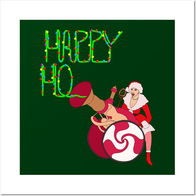 Happy Ho-lidays from Martha May Wall Art by thecompassrose